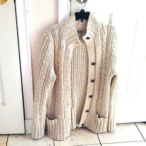 Cream color fall sweater